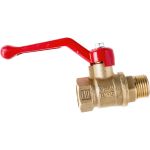 Шаровой для воды VALFEX 1/2"" ВР/НР ручка-рычаг, латунный 11Б27фт1М VF.215.LR1.012.Bir (артикул 20957307) – фото 1