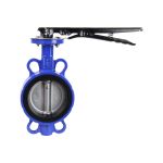 Затвор дисковый поворотный DN.ru WCB-316L-EPDM Ду100 Ру16, углеродистая сталь, уплотнение - EPDM, с ручкой 12072133894 (артикул 18080707) – фото 1