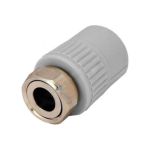 Муфта комбинированная с накидной гайкой VALFEX PP-R серая, 20 мм х1/2"" 10139020Г 127-0377 (артикул 16226159) – фото 1