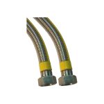 Сильфон для газа TUBOFLEX в оплетке ПВХ, 1/2, 1.0 м, ВР/ВР 4829411 (артикул 20823243) – фото 1