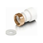 Муфта Blue Ocean PPR с накидной гайкой и вставкой из ППР, вн., 20х1/2 1/20/200 PPRF/PPRCA-FTNBA(W)-20х1/2"" (артикул 16573220) – фото 1
