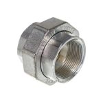 Прямой сгон американка ELSEN ВВ, 1 1/2, 1 1/2, TIN латунь, с плоским уплотнением EBF21.112T (артикул 18278863) – фото 1