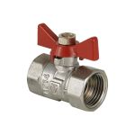 Шаровой кран, рукоятка бабочка 3/4 вн.-вн. Valtec COMPACT VT.092.N.05 (артикул 15637221) – фото 1