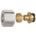 Обжимной коллекторный соединитель EUROS евроконус для PEX трубы O20x2 - 3/4" EU.ST3288040 20x2x34_k (артикул 16121357) – фото 1