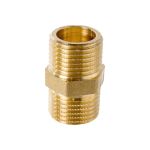Удлиненный ниппель 1/2 латунный Uni-Fitt 601G2200 (артикул 15615176) – фото 1