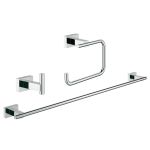 Набор аксессуаров Grohe Essentials Cube 3 предмета 40777001 (артикул 16260466) – фото 1