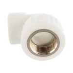Комбинированный угольник VALFEX PP-R белый, 25х3/4 дюйма ВР 10125025 127-0589 (артикул 16164181) – фото 1