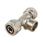 Тройник 16х1/2"х16 Valtec 684 (артикул 15508178) – фото 1
