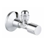 Угловой вентиль с металлической розеткой Grohe, 1/2х3/8, 1 шт. 22037000 (артикул 16260328) – фото 1