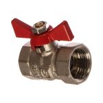 Шаровой кран, рукоятка бабочка 1/2 вн.-вн. Valtec COMPACT VT.092.N.04 (артикул 15637220) – фото 1