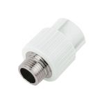 Комбинированная муфта VALFEX PP-R белая, 32х1/2 дюйма НР 10130232 127-1865 (артикул 16164201) – фото 1