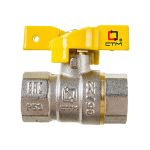 Шаровой кран для газа СТМ ГАЗ 1/2"", г/г, бабочка CGFFB012 (артикул 16199066) – фото 1