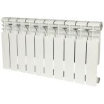 Биметаллический радиатор ROMMER Profi BM 350 BI350-80-80-130 10 секций RAL9016 86632 (артикул 15836518) – фото 1