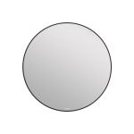 Зеркало Cersanit ECLIPSE smart 100x100 с подсветкой, круглое, черная рамка 64149 (артикул 23179761) – фото 1