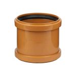 Муфта с буртом ООО МультиМирПласт ПП 110 SN4 рыжая МФ НК 110 SN4 Уп (артикул 22220577) – фото 1