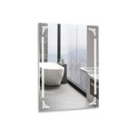 Зеркало MIXLINE Трос 600x800 ШВ., пескоструйный рисунок 548538 (артикул 20434042) – фото 1