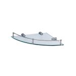 Полка WasserKRAFT стеклянная, угловая K-544 (артикул 15974064) – фото 1
