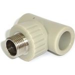 Тройник RTP PN25 комбинированный, наружная резьба D20х1/2"", серая 10995 (артикул 16498082) – фото 1
