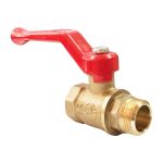 Латунный шаровой кран для воды VALFEX OPTIMA 1/2" ВР/НР ручка-рычаг 11Б27фт1М VF.215.L0R1.012.Bir (артикул 20957967) – фото 1