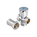 Вентиль для подключения сантехприборов 3/4"х3/4"х3/4" Valtec VT.230.N.05 59559 (артикул 15508131) – фото 1