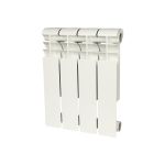 Биметаллический радиатор ROMMER Profi BM 350 BI350-80-80-130 4 секции RAL9016 86629 (артикул 15836515) – фото 1
