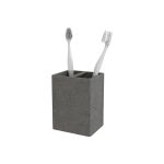 Настольный стакан для зубных щеток FORA STONE BLACK FOR-STN042BL (артикул 18627157) – фото 1