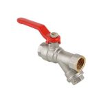 Шаровой кран со встроенным фильтром 1/2 Valtec COMBI VT.292.N.04 (артикул 15637172) – фото 1