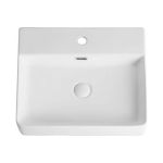 Накладная раковина Orange белая глянцевая, санфарфор B04-500W (артикул 16347749) – фото 1