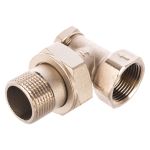 Угловой запорно-регулируемый клапан PRO AQUA 3/4 LVA-m20-f20x (артикул 15911005) – фото 1