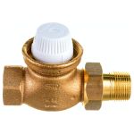 Вентиль для радиатора Honeywell Home 3/4 прямой, под термоголовку, KVS=5.0, бронза V2050DH020 (артикул 21886210) – фото 1