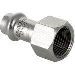 Соединитель из нержавеющей стали VALTEC с внутренней резьбой, 18х3/4 VTi.902.I.001805 (артикул 16510504) – фото 1