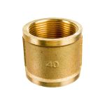 Муфта LEXLINE 1 1/2 вн/вн., латунь 40 Украина 513037 (артикул 16616060) – фото 1