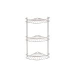 Угловая 3-ярусная полка Vanstore Slim хром 033-00 (артикул 15933948) – фото 1