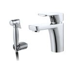 Смеситель для раковины D&K с гигиеническим душем DA1432601 (артикул 16413713) – фото 1