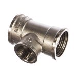 Переходной никелированный тройник STOUT ВВ 1X3/4X1 SFT-0022-001341 (артикул 16053174) – фото 1