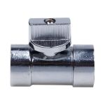 Шаровой кран AQUALINK мини хром вн-вн 1/2 m Cr 1320 (артикул 17359584) – фото 1