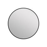 Зеркало Cersanit ECLIPSE smart 80x80 с подсветкой, круглое, черная рамка 64147 (артикул 23179749) – фото 1