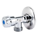 Угловой вентиль PROFACTOR PF CHROME н/н 1/2 дюйма х 1/2 дюйма PF BAV 362 (артикул 19797220) – фото 1