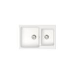 Кухонная мойка GLANZ J-191-31 цвет: белый (артикул 17860057) – фото 1