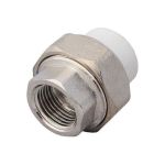 Муфта КРОСС PPRC комбинированная, под ключ, 40х1 1/4 ВР 60121 (артикул 16414405) – фото 1