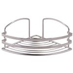Полка в ванную TEKNO-TEL BK081SSS угловая, 1 ярус, нерж.сталь глянцевый 00-00002400 (артикул 16397503) – фото 1