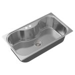 Врезная кухонная мойка Oulin OL-330 (артикул 16415073) – фото 1