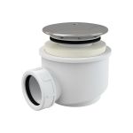 Сифон для поддона Alca Plast A47CR-60 1 1/2""x40 мм, h-72 мм, слив крышка D-91 мм 025-1261 (артикул 16163966) – фото 1