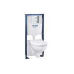 GROHE Solido Lecico Набор инсталляция с подвесным унитазом 5 в 1 39586000 (артикул 15958409) – фото 1