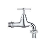 Вентиль для подключения шланга DOUBLE-LIN хром, полированный 1/2"" LL2051 B (1/2"") (артикул 21530818) – фото 1