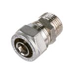 Обжимная муфта - Н 16х1/2 никелированная Uni-Fitt 662N6200 (артикул 15614923) – фото 1