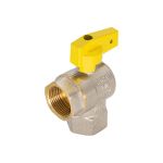 Шаровой угловой кран для газа СТМ ГАЗ 3/4"", г/г, бабочка CGLFFB34 (артикул 16199016) – фото 1