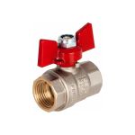 Шаровой кран KALDE полнопроходной, 1 вн/вн, ручка бабочка 0KV4818 (артикул 20865177) – фото 1