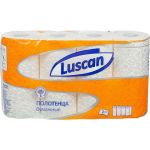Бумажные полотенца Luscan 2-слойные, белые, 4 рулона по 17 метров 1130765 (артикул 18482702) – фото 1
