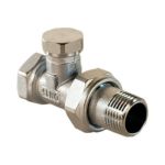 Прямой запорный клапан 1/2" Valtec VT.020.N.04 17600 (артикул 15508139) – фото 1